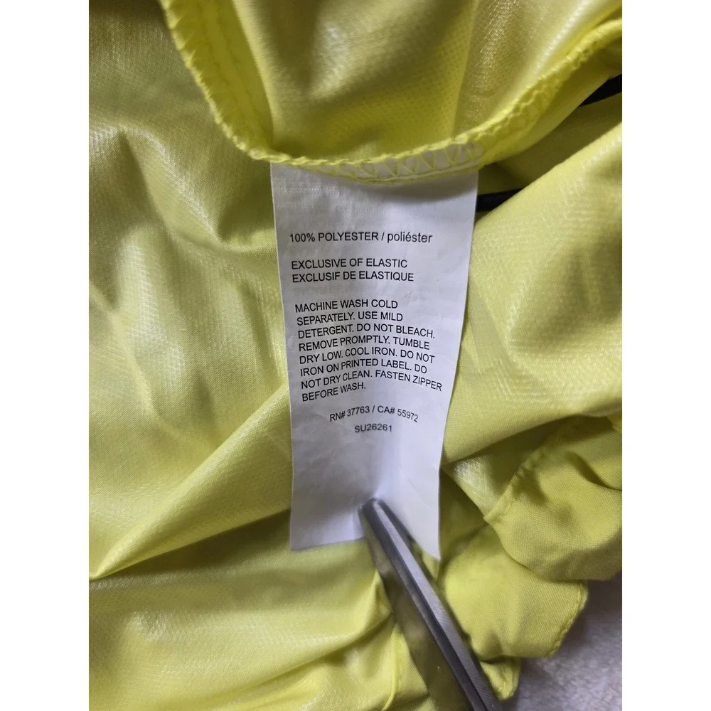 Callaway Golf Windbreaker‎ Mens Large Neon Yellow Weather Series Wind Shirt
